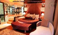 king bedroom design rounded bed hotel room