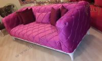 maroon chesterfield sofa modern design