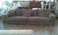 modern brown fabric couch design