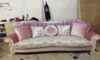 pink avant-garde classic sofa