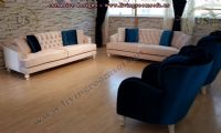 quilted avantgarde sofa set design idea