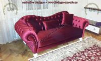 red sofa elegant design