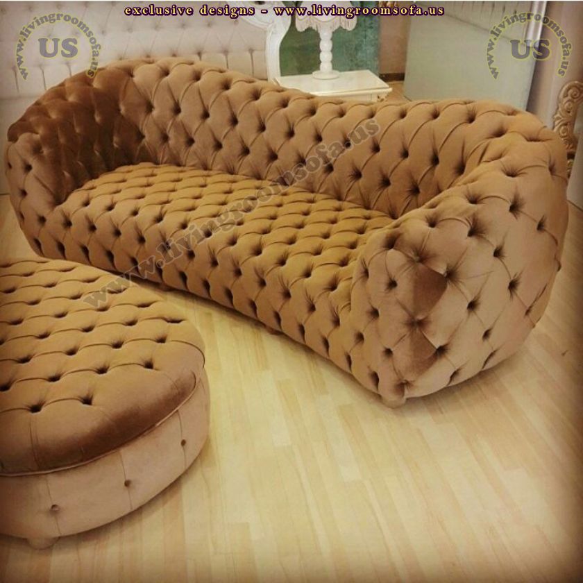 amazing chesterfield sofa with ottoman