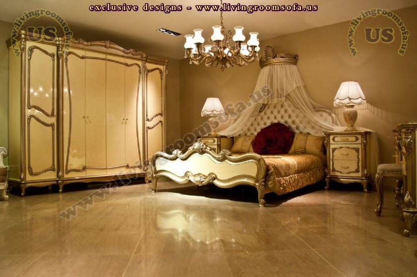 beautiful classic berdoom furniture decoration