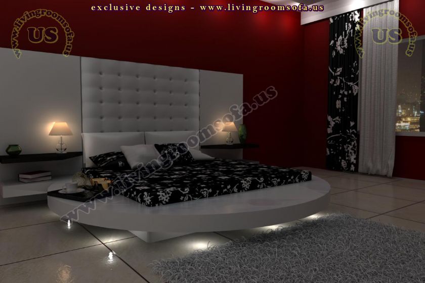 black and white bedroom design for honeymoon