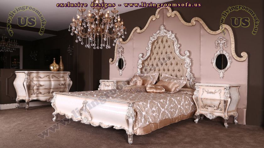 classic carved bedroom design idea