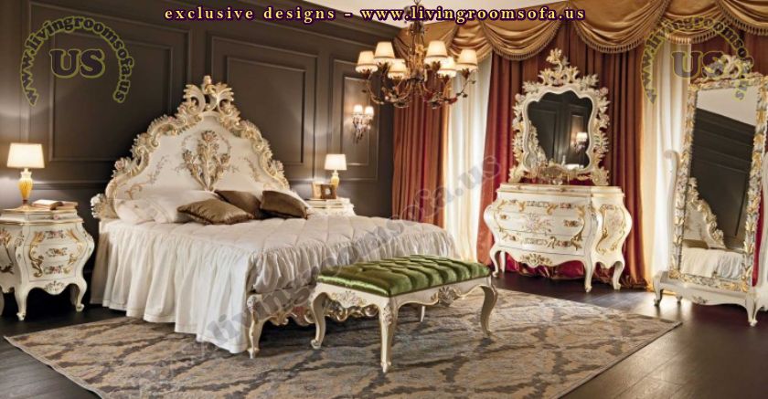 classic carved bedroom furniture design