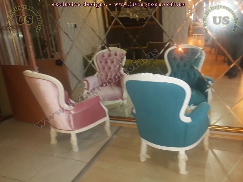 classic design bergere armchairs