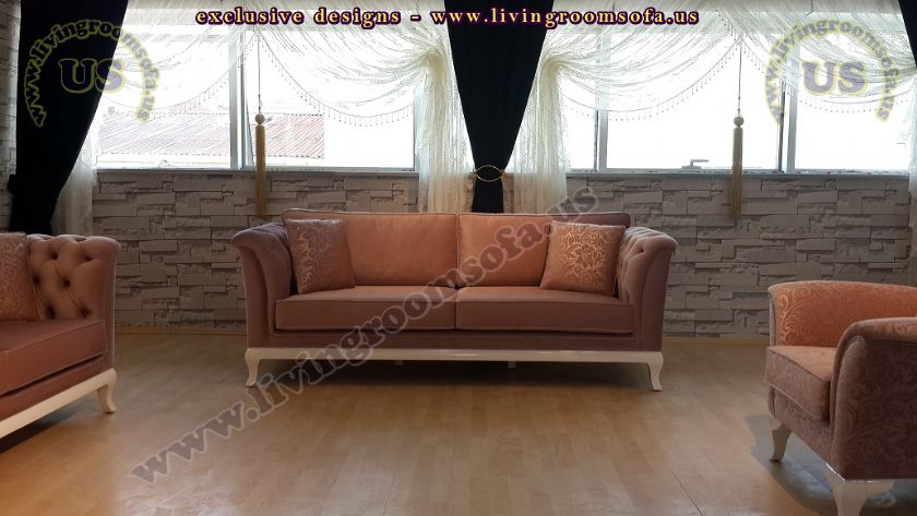 country style quilted sofa design