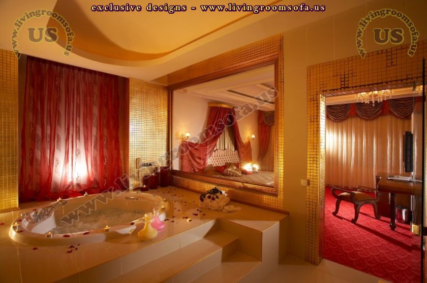 honeymoon bedroom design with jacuzzi hotel room