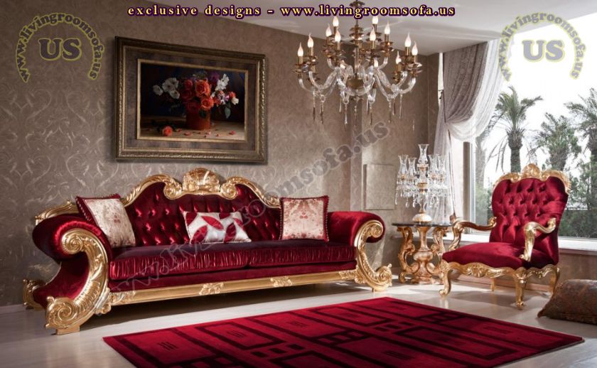 Living Room Sofa Designs Classic Avantgarde Carved