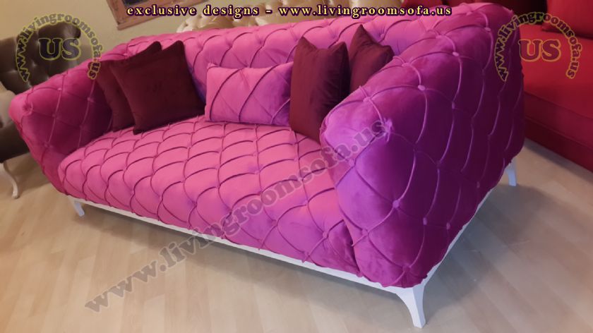 maroon chesterfield sofa modern design