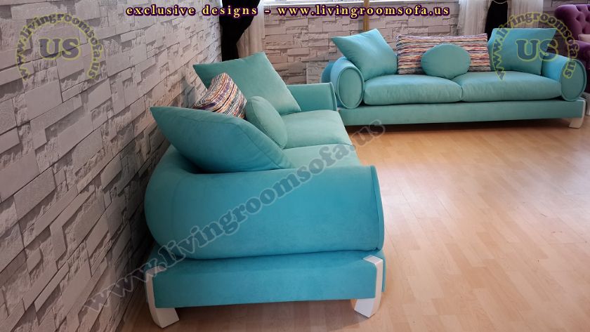 turquoise modern sofa sets living room designs