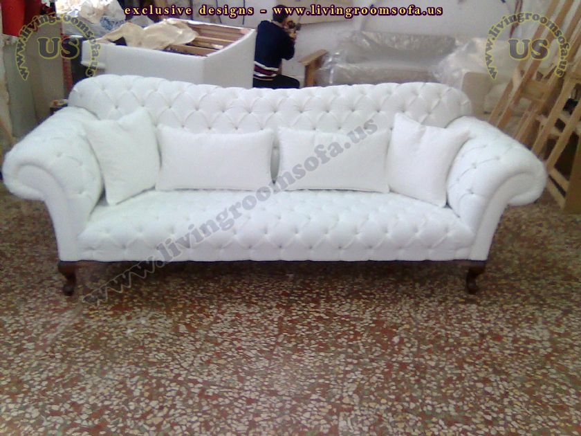 white chesterfield sofas