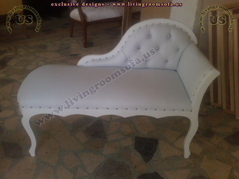 white leather small loveseat